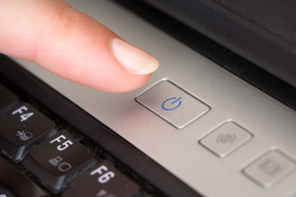 What does the symbol on a power button mean? How did it come about?