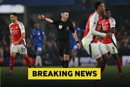 Michael Oliver won’t take charge of Arsenal vs Manchester City following threats to referee