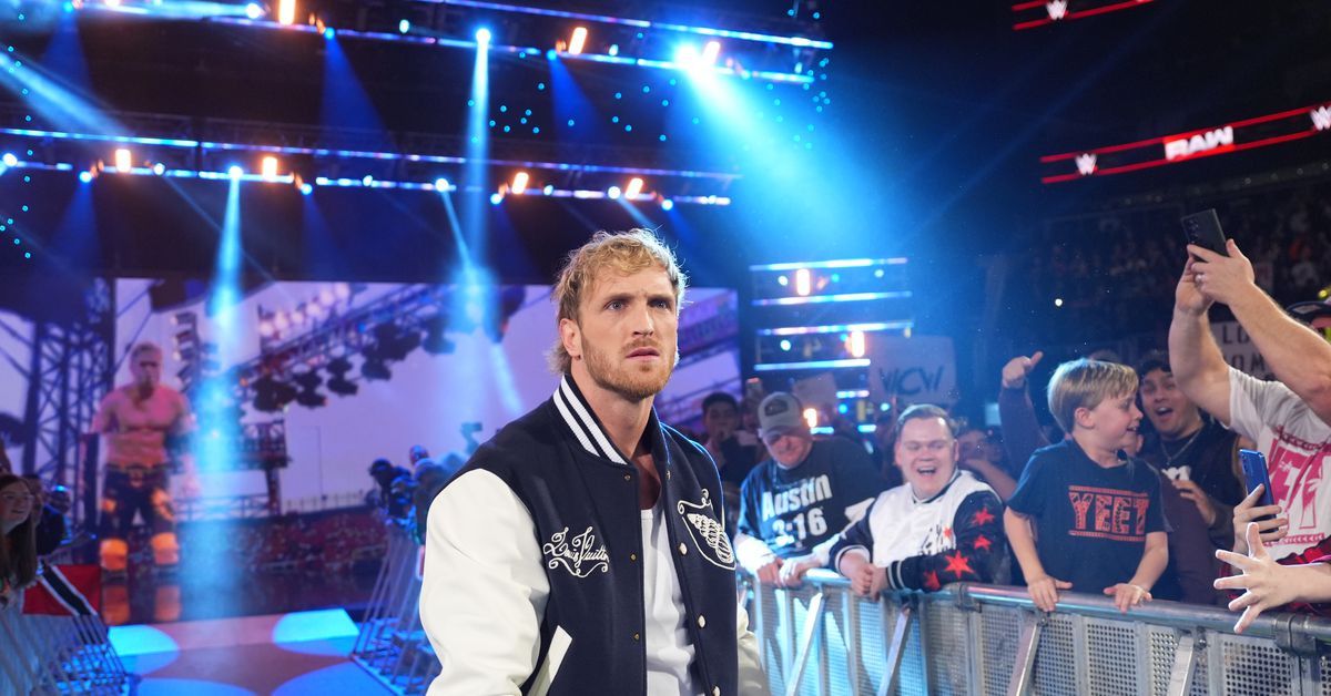 Watch Logan Paul rip up fan’s Conor McGregor sign over him on WWE’s Monday Night Raw