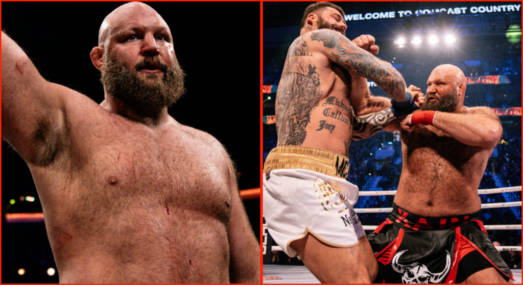 Ben Rothwell lost and gained 31lb within a week before landing BKFC heavyweight title KO