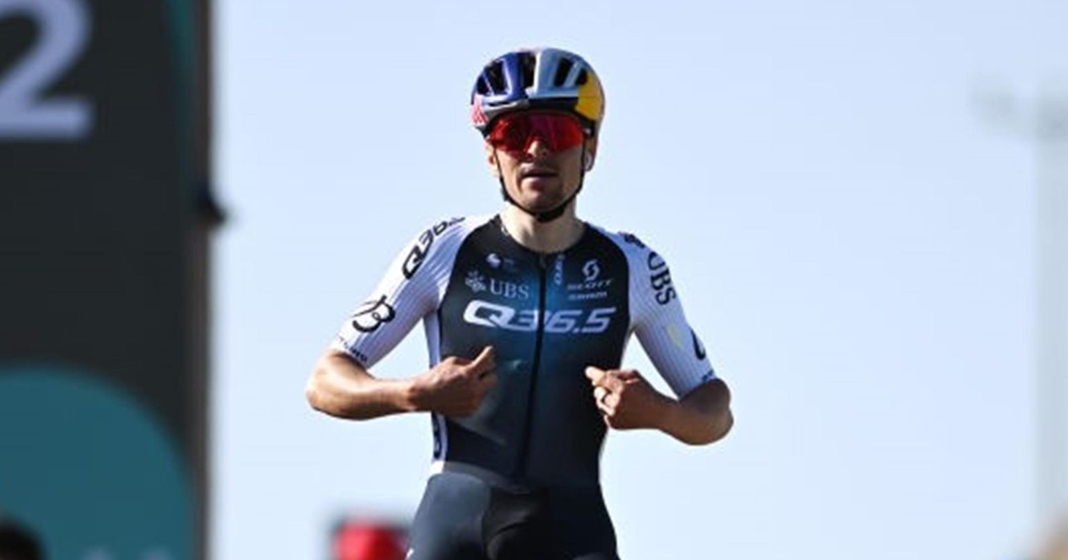 Off the mark! Pidcock gets first win for new team Q36.5 after ‘vicious’ late attack