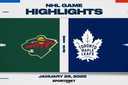 NHL Highlights: Wild 3, Maple Leafs 1