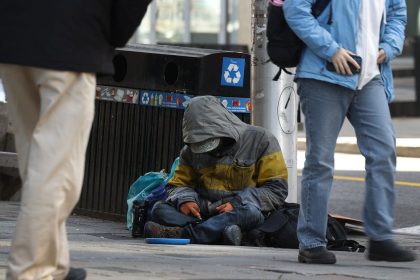 People forced to sleep in plastic chairs in overcrowded shelter system