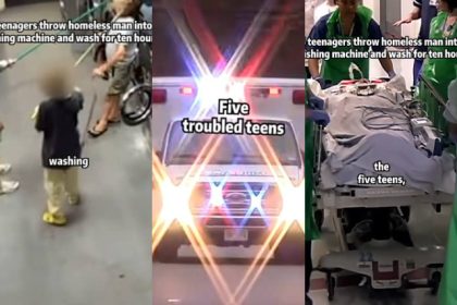 Moment Teenagers Put Homeless Man Into Washing Machine For 10 Hours, causing him to die