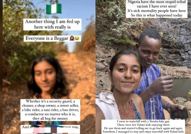 Indian Lady Slams Nigerians Begging Culture After Short Visit