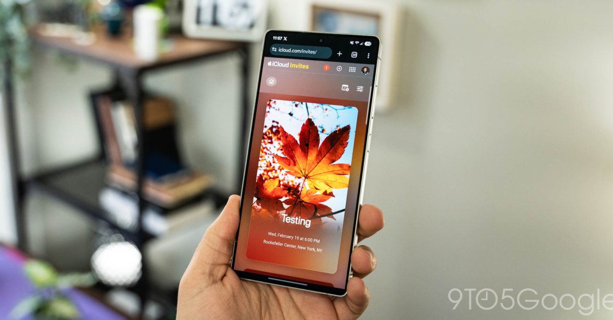 Here’s how Apple Invites work on Android [Gallery]