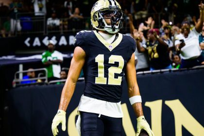 New Orleans Saints WR Chris Olave thinks Kellen Moore could be good candidate for head coach