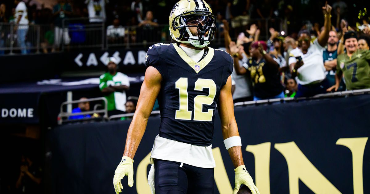 New Orleans Saints WR Chris Olave thinks Kellen Moore could be good candidate for head coach