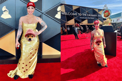 Singer, songwriter Joy Villa wears DOGE coin dress to Grammys, supports Trump’s deportation crackdown