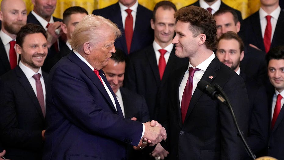 Panthers’ Matthew Tkachuck ‘grateful to be an American’ as team celebrates Stanley Cup title with Trump