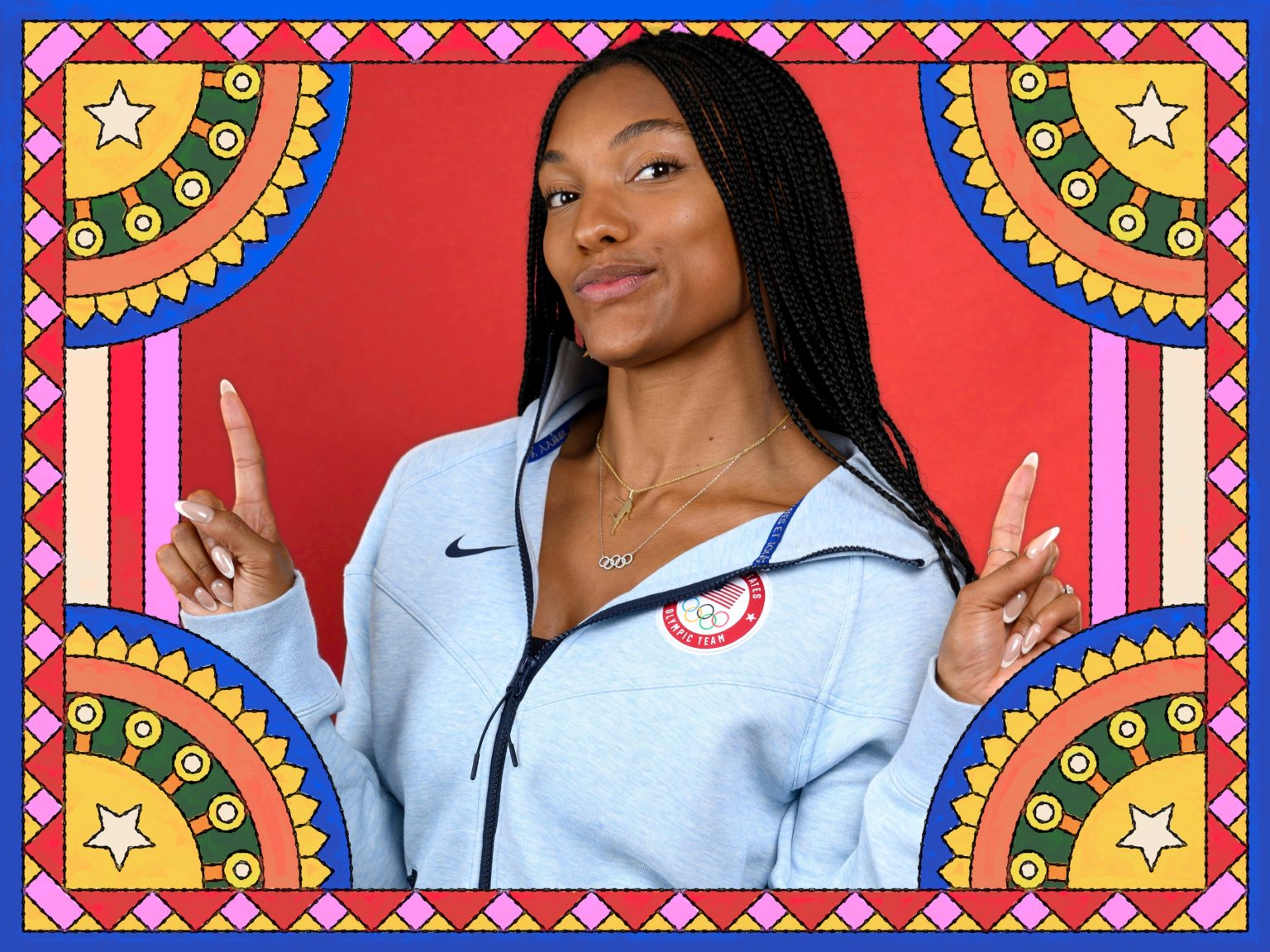 Olympian Tara Davis-Woodhall Is Still Flying High—While Embracing Her Inner Homebody
