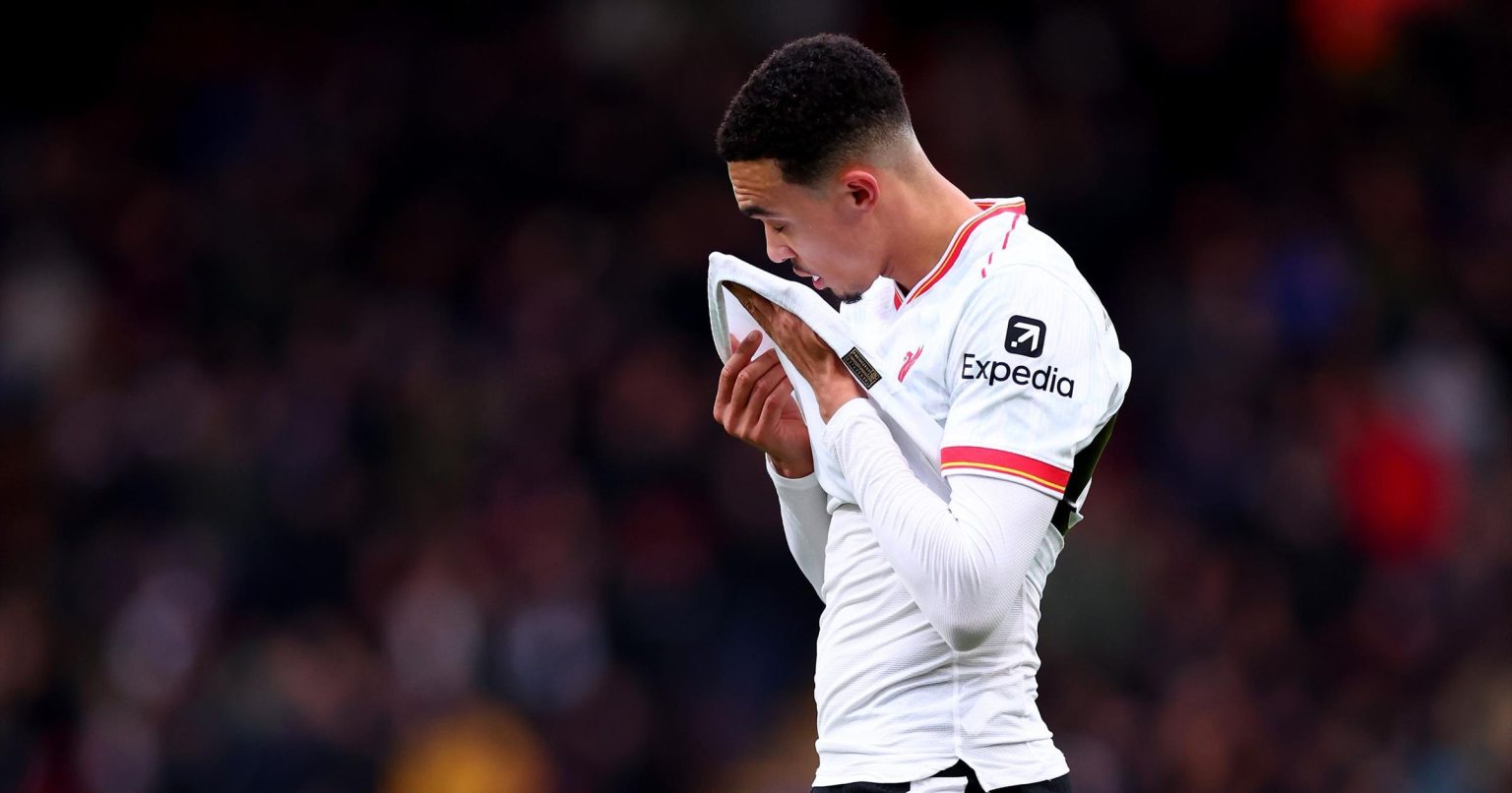 ‘Never a good sign’ -Arnold could miss Carabao Cup semi