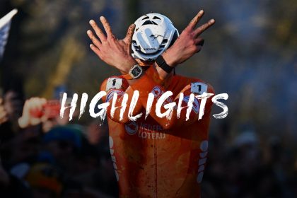 Highlights: Van der Poel dominates in Lievin to claim seventh cyclo-cross world title