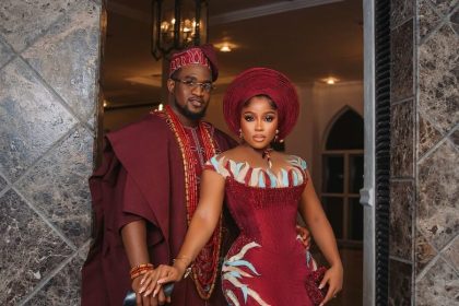 “Still My Best Decision!” – Veekee James & Femi Atere Mark 1 Year of Their Traditional Wedding in Style