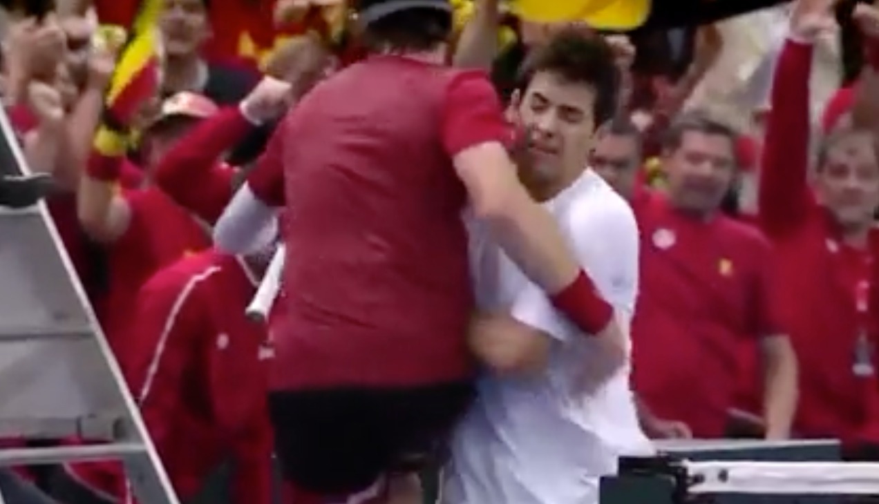 Controversy erupts at Davis Cup as Chile star refuses to play after being ‘knocked out’ by opponent