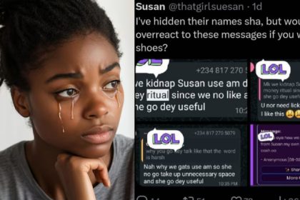 Student Shares Proof As Classmates Joke About Kidnapping And Using Her For Money Ritual