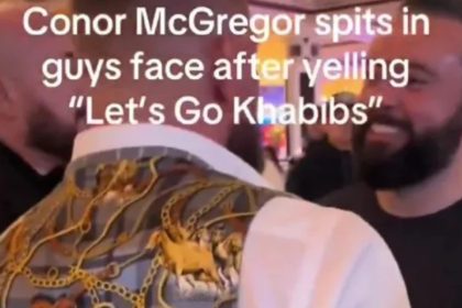 WATCH | Conor McGregor spits in the face of fan who taunted him over Khabib Nurmagomedov loss