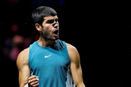 Highlights: Top seed Alcaraz thrills in first appearance since Australian Open