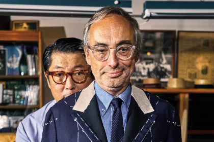 The Man in the Midnight-Blue Six-Ply Italian-Milled Wool Suit