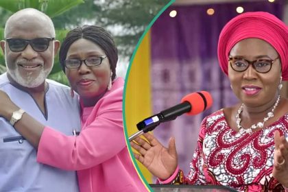 Akeredolu’s wife mentions late governor’s biggest mistake in trending interview
