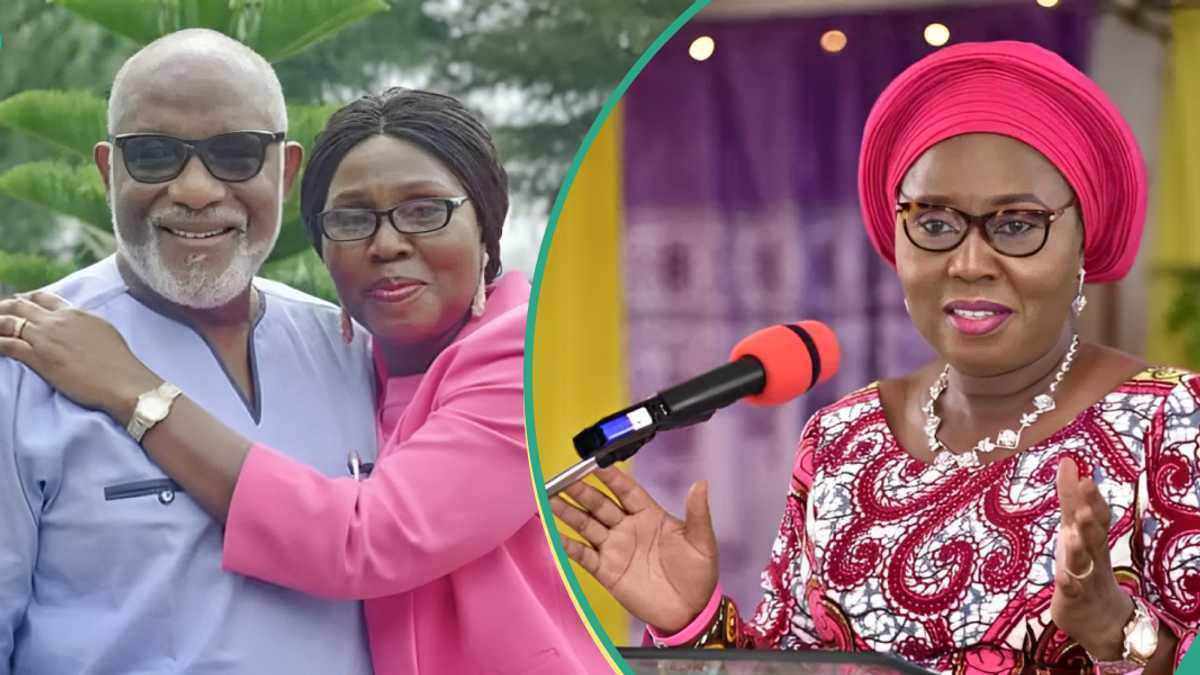 Akeredolu’s wife mentions late governor’s biggest mistake in trending interview