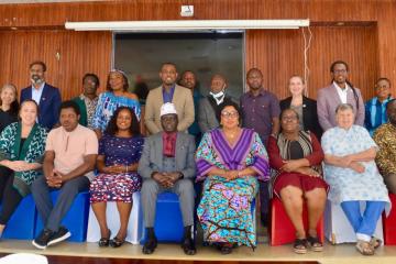 Ministry of Health and partners bid farewell to outgoing WHO Representative Dr. Peter Clement after 20 years of service in Liberia