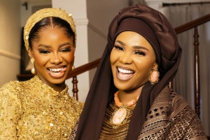 Watch the Beautiful Moment Iyabo Ojo Prays for Priscillia Before her Nikkah