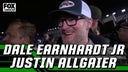 Dale Earnhardt Jr. & Justin Allgaier are emotional after JR Motorsports qualifies for Daytona 500