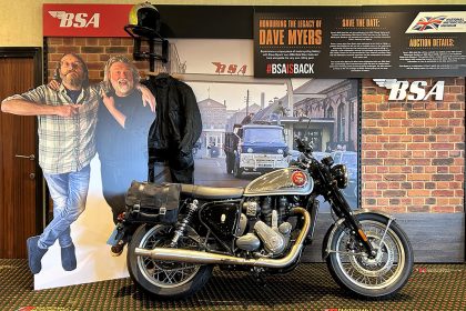 Last Bike Ridden by Hairy Biker Dave Myers to be Auctioned for Charity