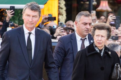 Princess Anne’s husband pictured in crutches following home incident