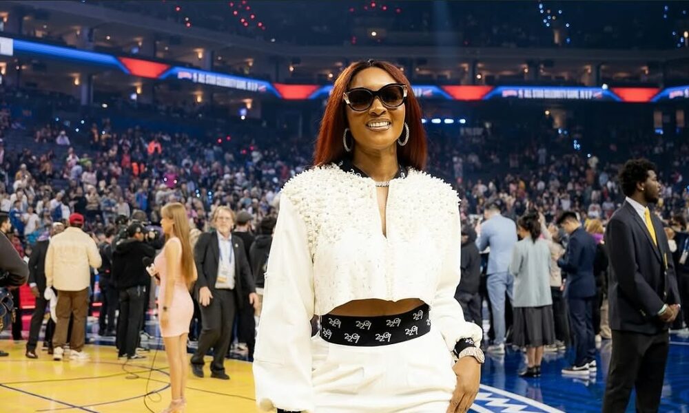 See How Osas Ighodaro and Linda Mtoba Served Courtside Style at the NBA All-Star Weekend