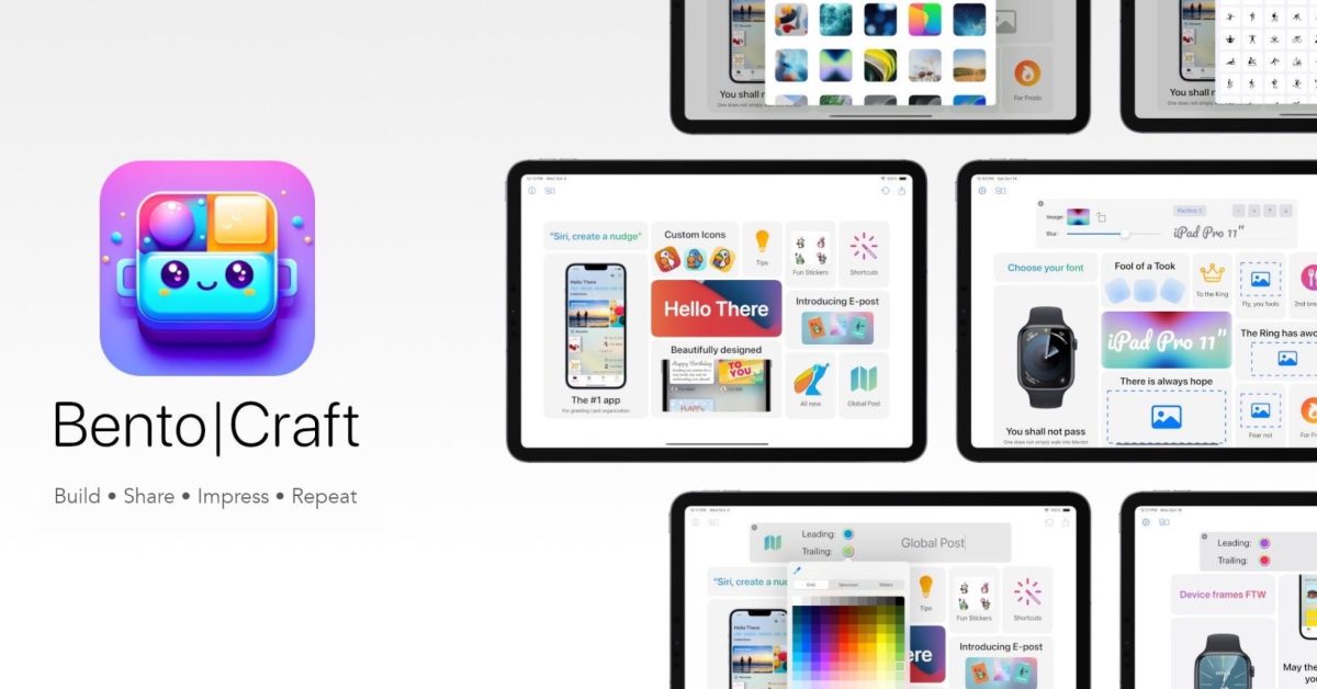 Indie App Spotlight: ‘Bento|Craft’ is a nifty design tool for easily making bento graphics