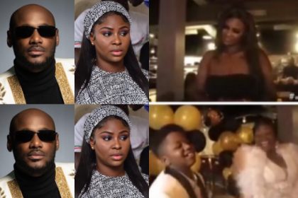 Video Of 2face’s New Lover, Natasha Osawaru, Celebrating Her 10-Year-Old Son Trends Online
