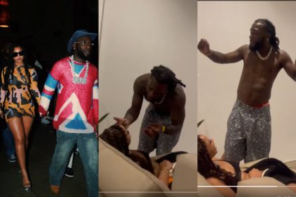 Burna Boy Joyfully Sings To Chloe Bailey, Dances & Kisses Her After Several PDA Videos