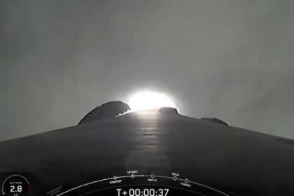 A SpaceX Falcon 9 rockets into the record books