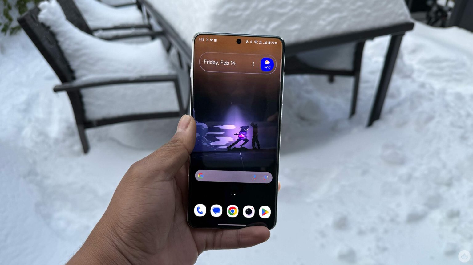 What does your phone’s home screen look like?