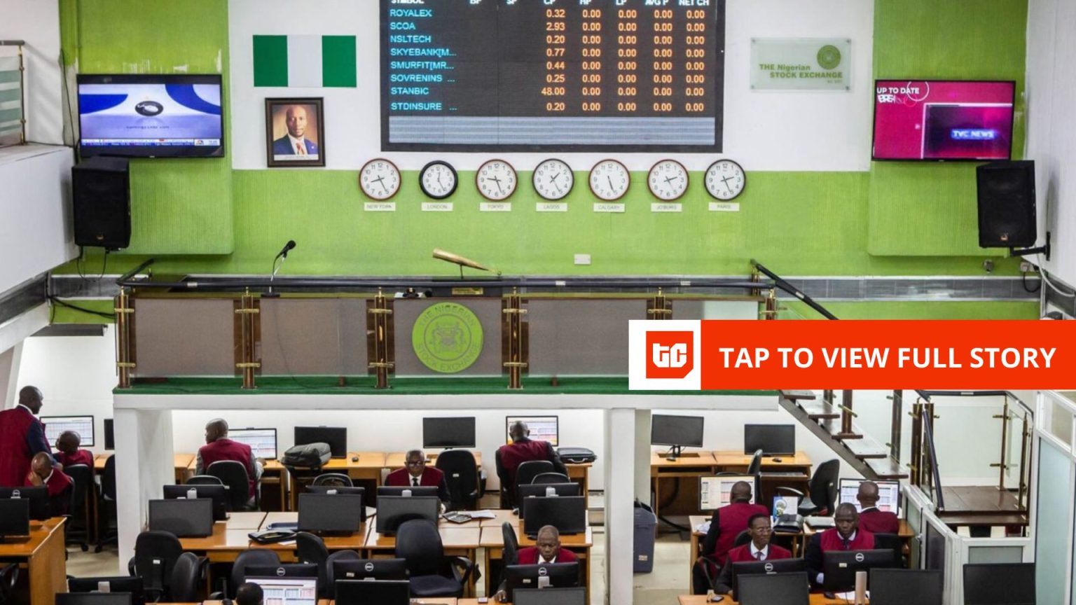 Nigerian banking stocks surge 12.24% as lenders raise over $662 million in new capital