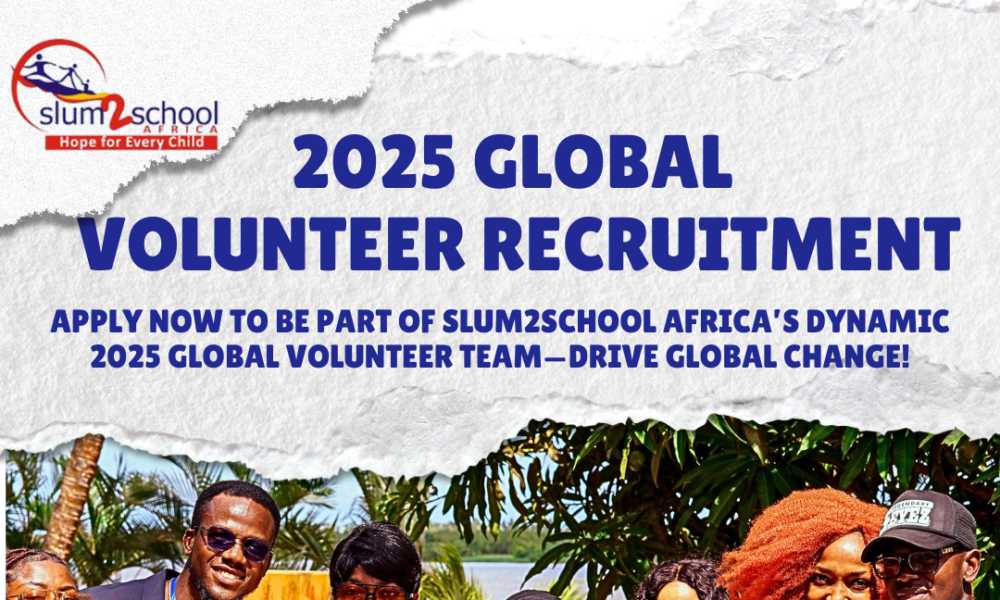 Drive Global Change – Here’s How to Join the 2025 Slum2School Volunteer Program