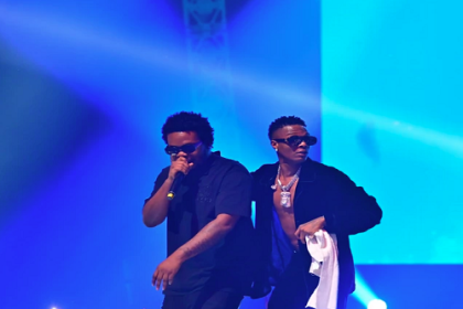 Wizkid and Olamide hit the studio together