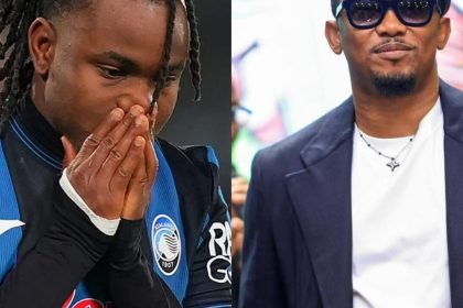 Samuel Eto’o sends Ademola Lookman a message amidst penalty incident