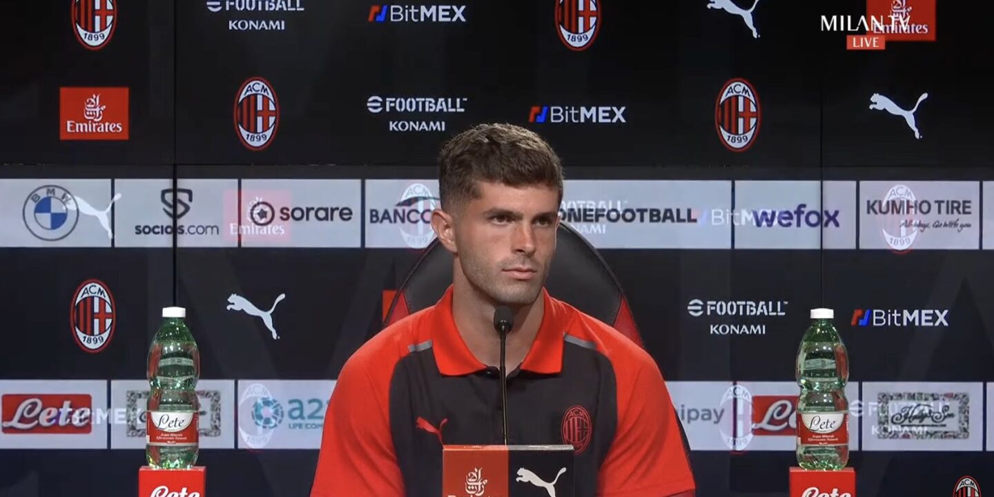 Christain Pulisic addresses rumours of a possible AC Milan exit