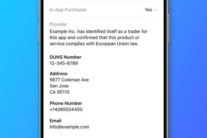 Apple removes apps with missing ‘trader’ contact information from EU App Store