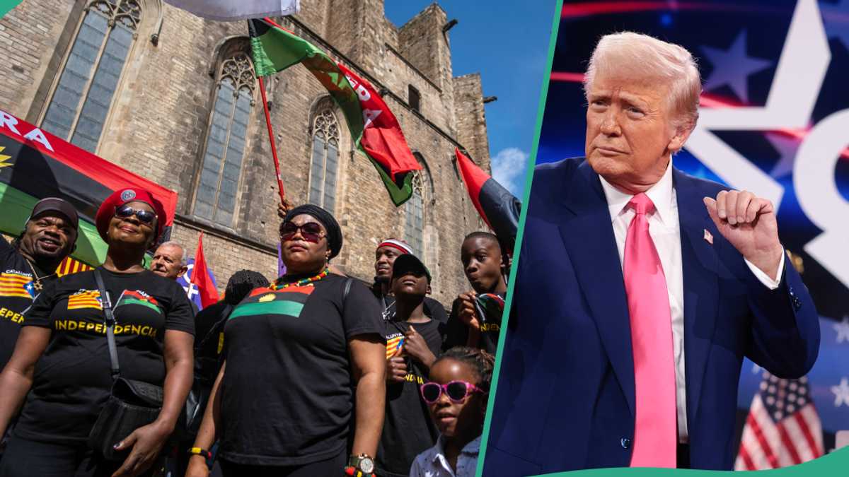 Alleged threat by US President Donald Trump to grant Igbos Biafra