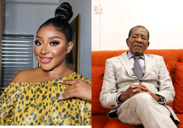 Nollywood Actress Ini Edo Mourns the Loss of Her Father