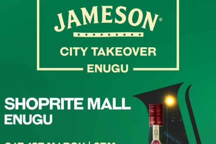 Enugu Get Ready: Jameson City Takeover Is Set to Hit Park Mall on March 1st