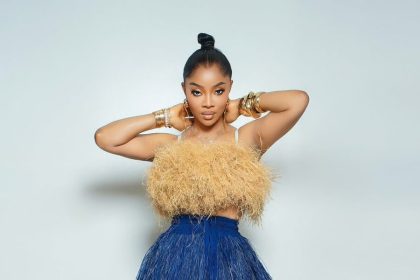 Would You Rock Lisa Folawiyo’s Raffia Two-Piece? Toke Makinwa Did & She Looks Stunning