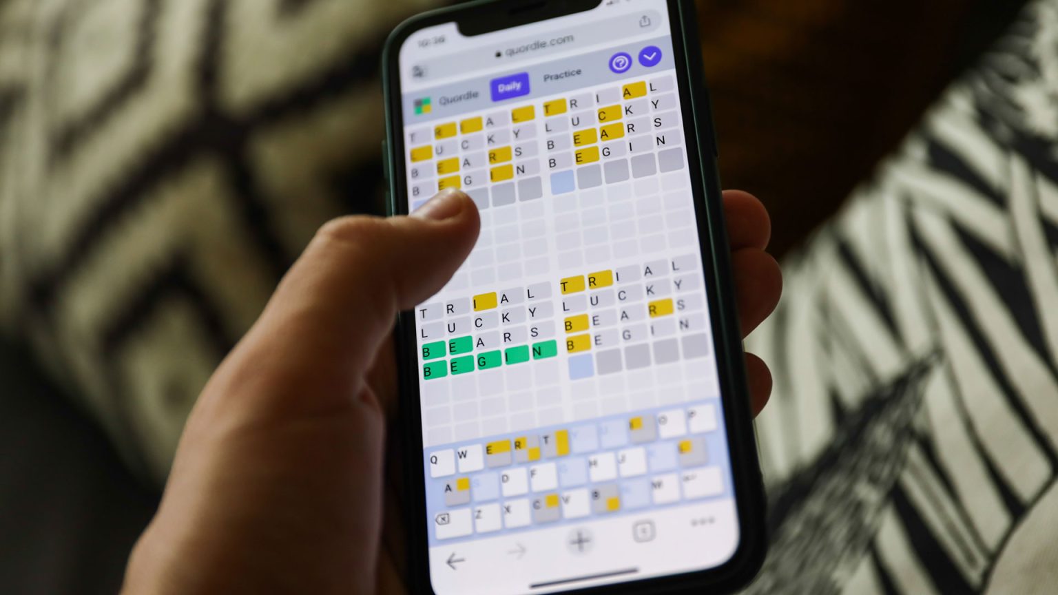 Quordle hints and answers for Sunday, February 16 (game #1119)