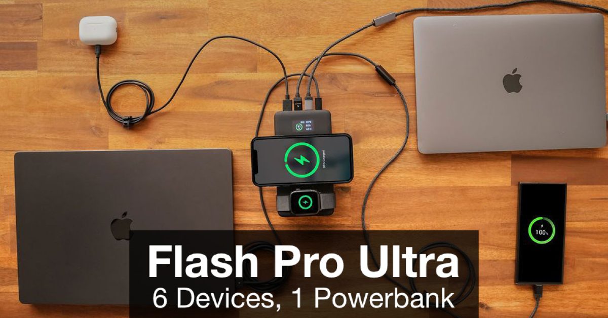 Video: Chargeasap launching Flash Pro Ultra, the world’s first dual OLED 275W powerbank