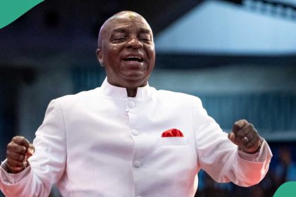 Watch video: Oyedepo reveals how woman who used her leg to make him stumble in US got pregnant afterwards