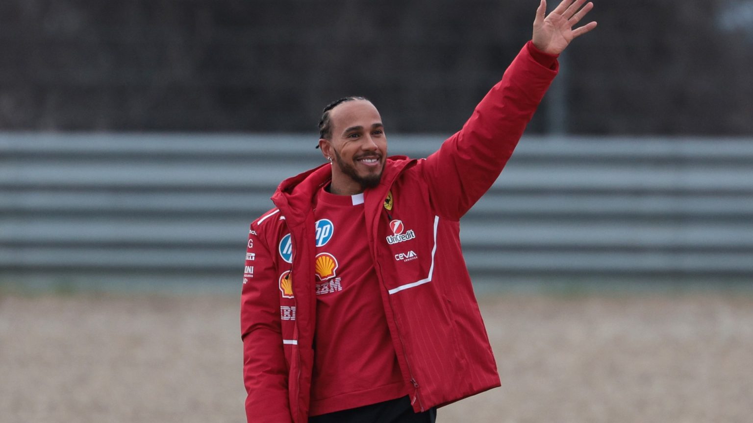 ‘I have to be careful’ – Lewis Hamilton jokes he won’t fit in new Ferrari car as he expresses his love for Italian food